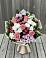 Букет цветов из: Альстромерии, Гвоздики, Розы и Хризантемы в Сорске