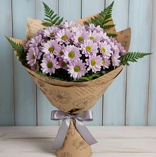 Букет цветов из:  Хризантемы #REPLACE_PRED# Сорске