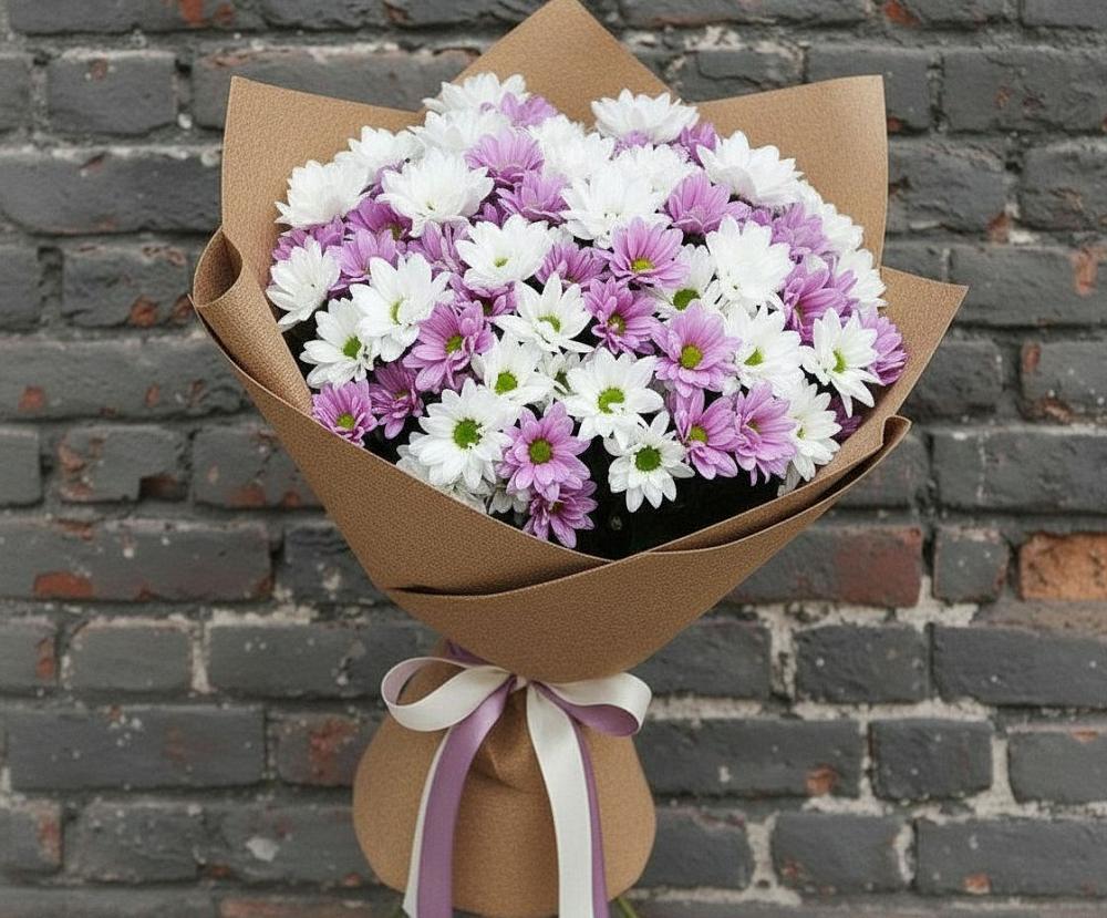 Букет цветов из: Хризантемы в Сорске