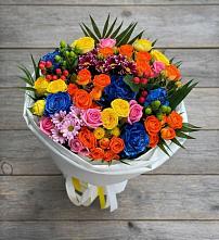 Букет цветов из:  Розы и Хризантемы в Сорске