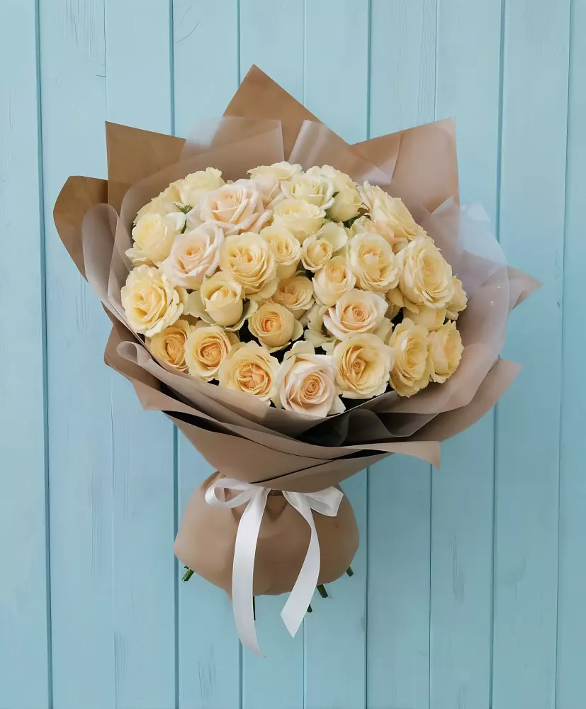 Букет Кремовое облако в Сорске