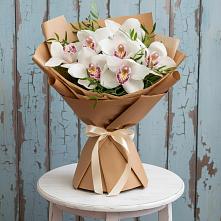 Букет цветов из:  Орхидеи и Розы #REPLACE_PRED# Сорске