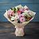 Букет цветов из: Хризантемы, Альстромерии и Розы в Сорске
